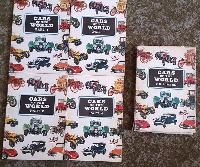 Cars of the World by J D Scheel Set of 4 Boxed