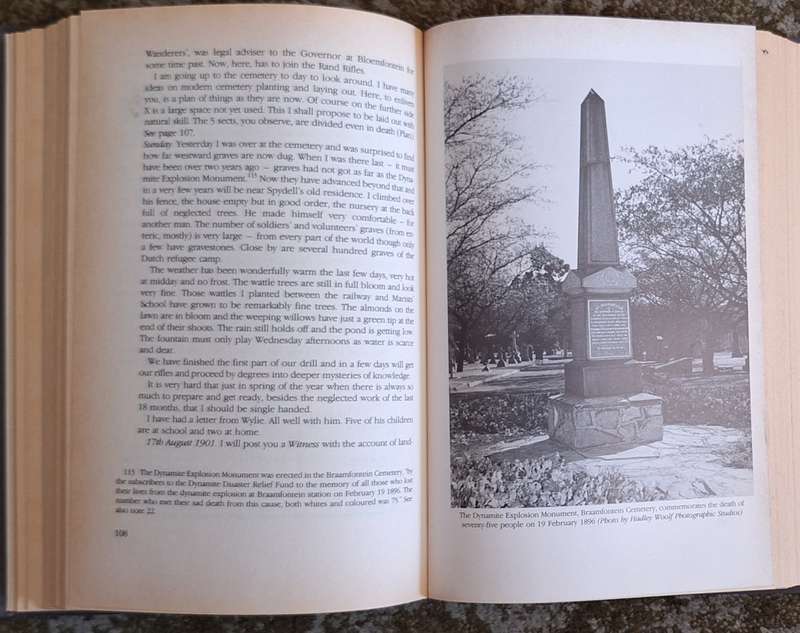 Johannesburg Pioneer Journals 1888-1909 Ed: Maryna Fraser Hardcover 1985