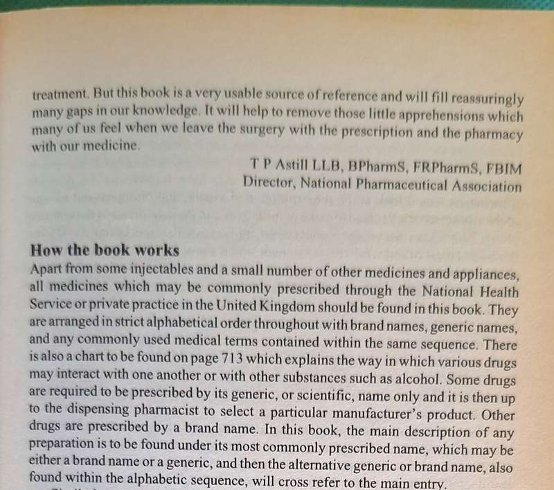 The Consumer's Guide to Prescription Medicines by Drs Cooper and Gerlis Paperback 1996