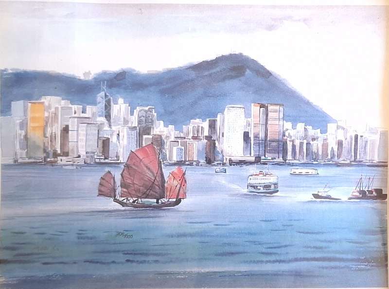 Framed Print by Thomas Lo of Hong Kong Scene