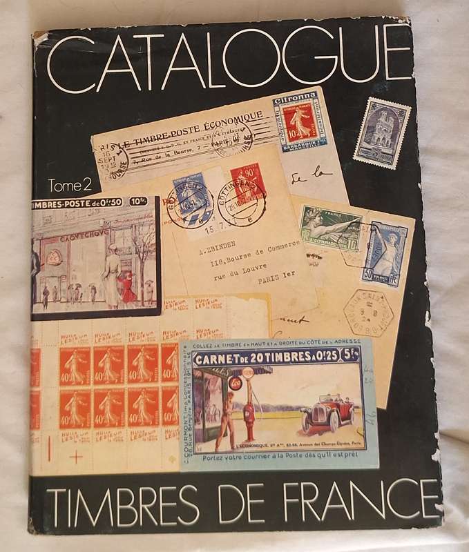Catalogue Specialise des Timbres de France Tome 2 Yvert & Tellier Hardcover 1982