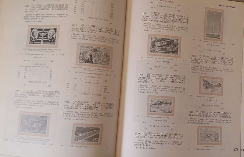 Catalogue Specialise des Timbres de France Tome 2 Yvert & Tellier Hardcover 1982
