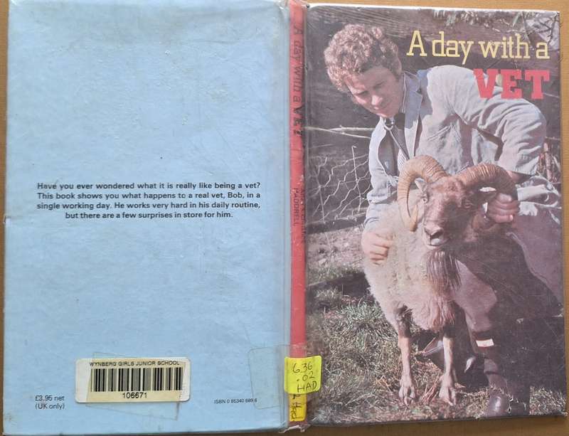 A Day with a Vet by Allan & Christine Haddrell Hardcover