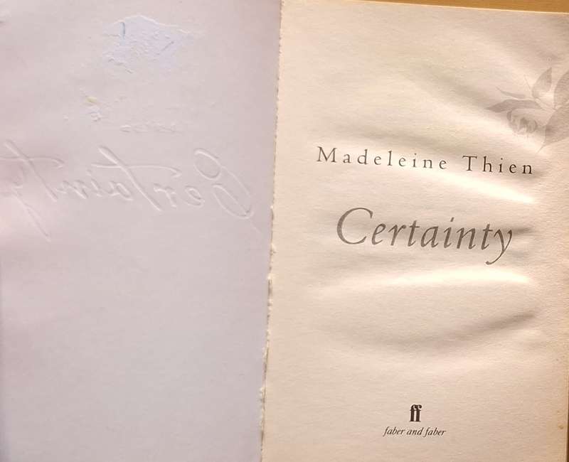 Certainty by Madeleine Thien Paperback