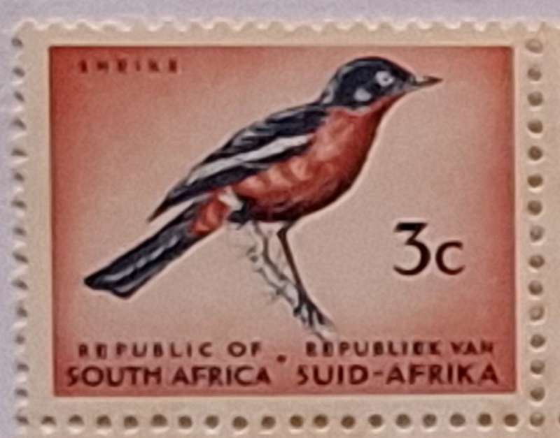 RSA 1973 Shrike Mint Control Block of 4 18 516 B