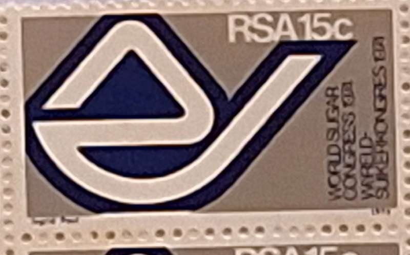 RSA 1974 15th World Sugar Congress Mint Control block of 4 stamps 611 612