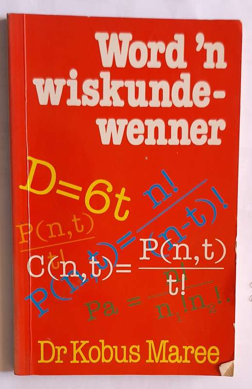 Word 'n Wiskundewenner deur Dr Kobus Maree Sagteband