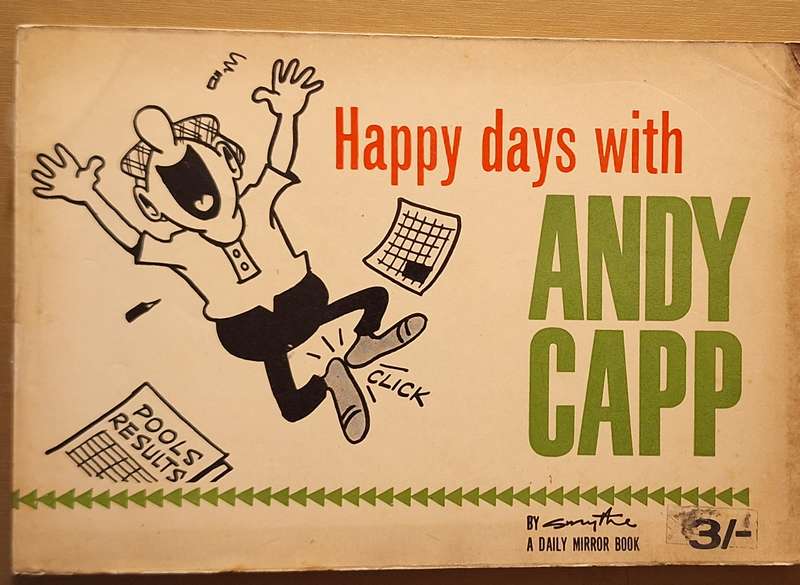 Happy Days with Andy Capp Drawings by Reg Smythe Daily Mirror 1963