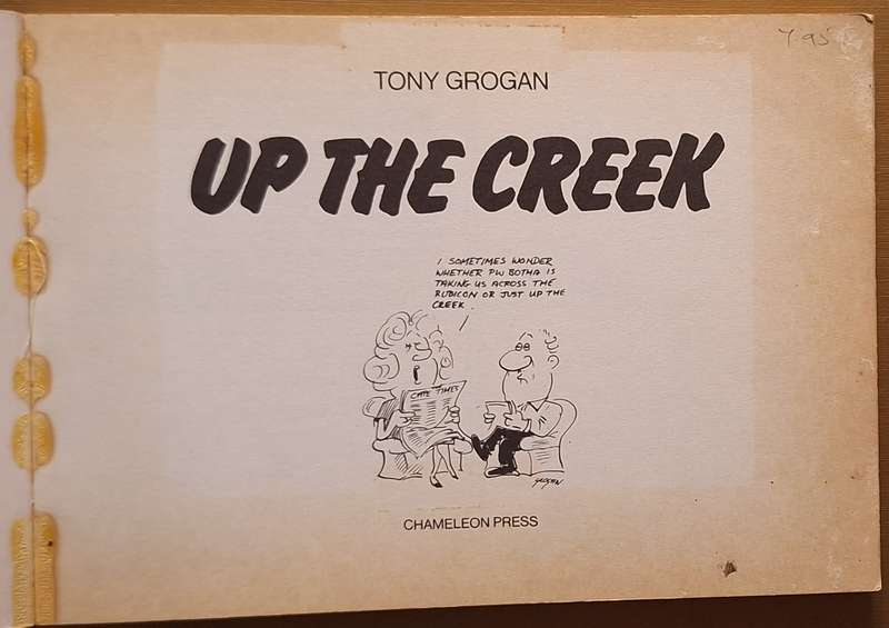 Up the Creek by Tony Grogan Cartoons 1986