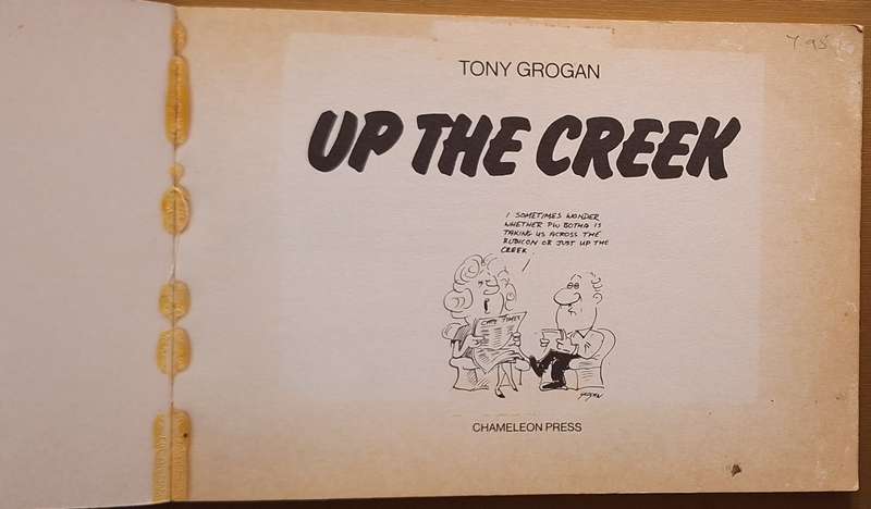 Up the Creek by Tony Grogan Cartoons 1986