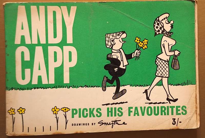 Andy Capp Picks His Favcourites Drawings by Reg Smythe Daily Mirror 1963
