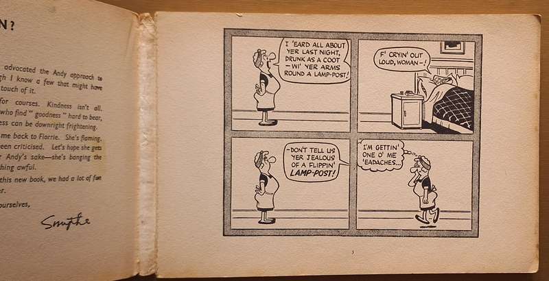 Andy Capp Picks His Favcourites Drawings by Reg Smythe Daily Mirror 1963