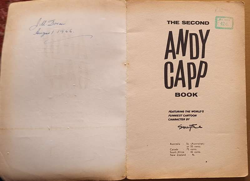 The Second Andy Capp Book Cartoons by Smythe Paperback 1966