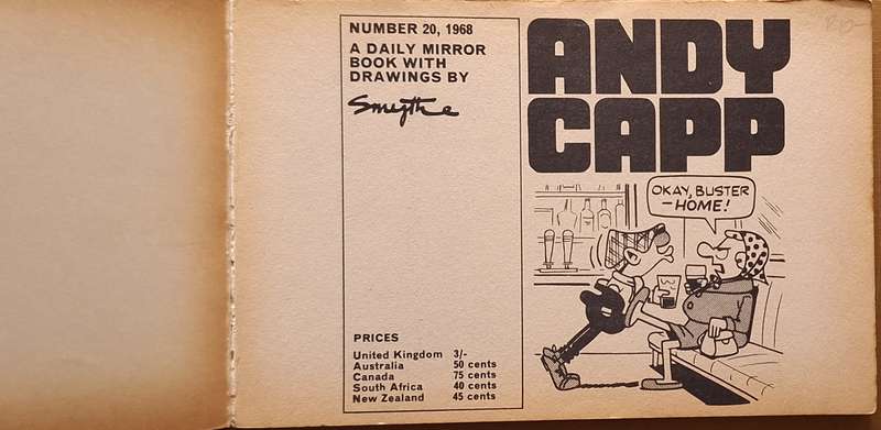 Andy Capp Drawings by Smythe No. 20