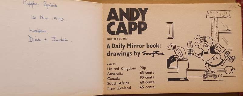 Andy Capp Drawings by Smythe No. 31