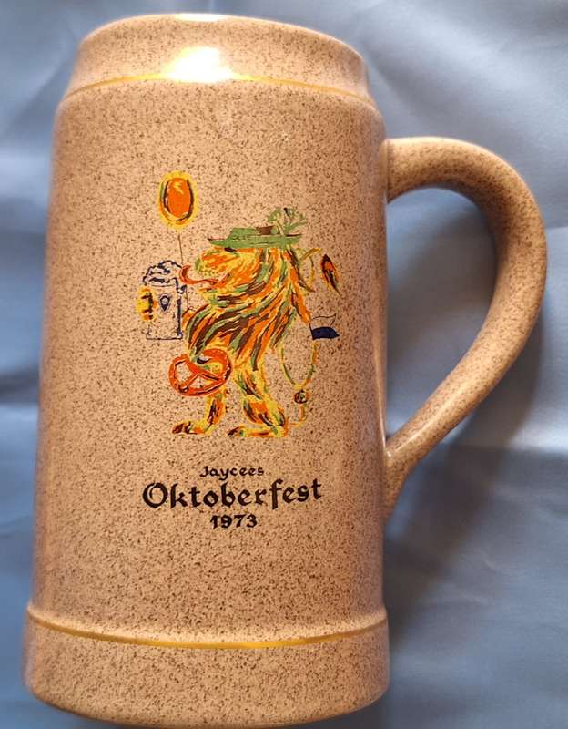 Oktoberfest Jaycees 1973 Tankard By Norbel Potteries Salisbury Rhodesia (TAN)