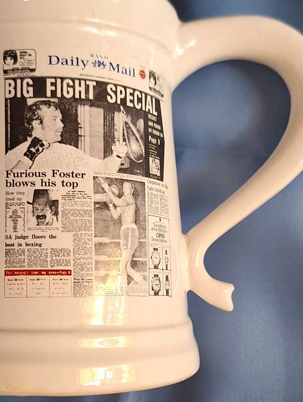Crescent Pottery Newspaper Tankard