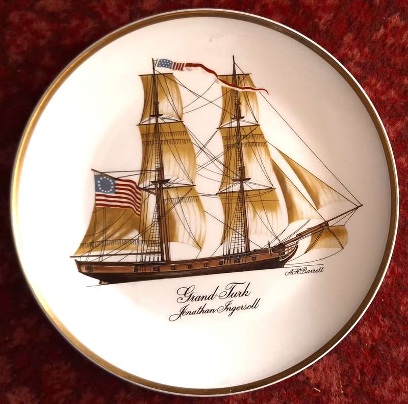 Heritage Porcelain Limited Edition Plate of Grand Turk