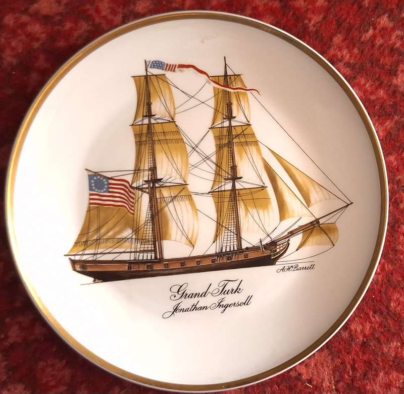 Heritage Porcelain Limited Edition Plate of Grand Turk