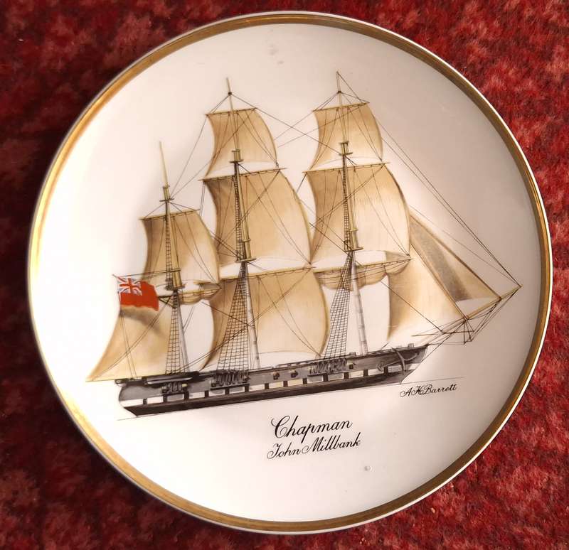 Heritage Porcelain Limited Edition Plate of Chapman