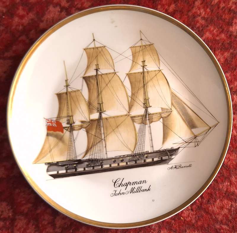 Heritage Porcelain Limited Edition Plate of Chapman