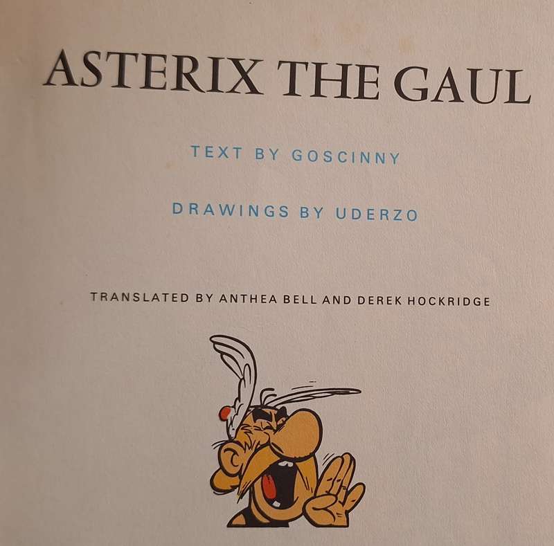 Advertures of Asterix by Goscinny and Uderzo Hardcover 1961 4 Stories