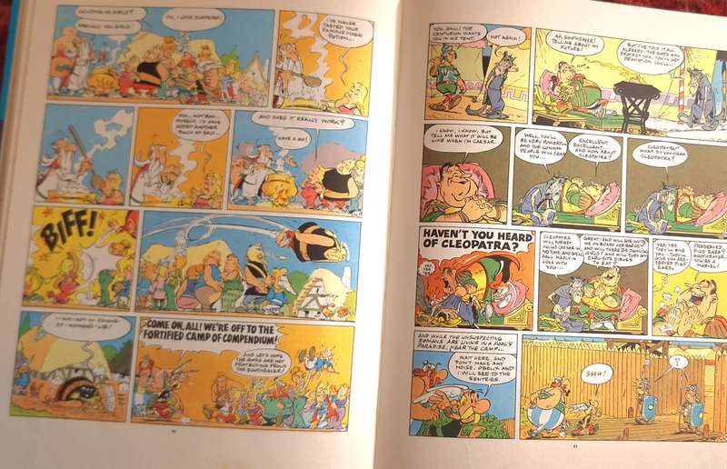 Advertures of Asterix by Goscinny and Uderzo Hardcover 1961 4 Stories