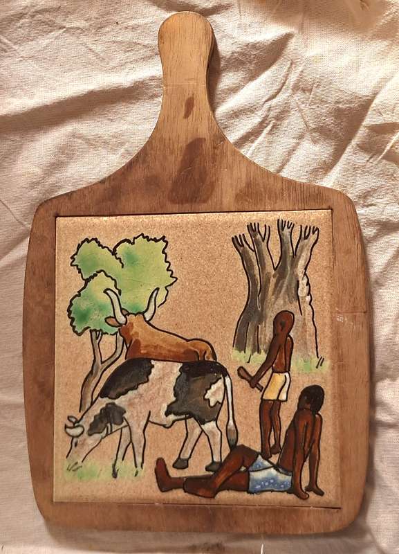 Ply-Wood Serving Board with Tile Insert