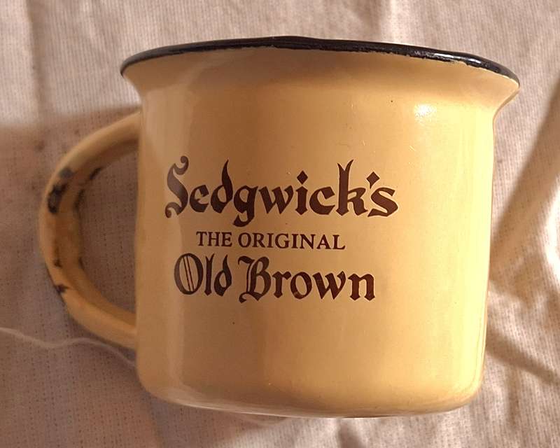Sedwick's Old Brown Small Enamel Mug
