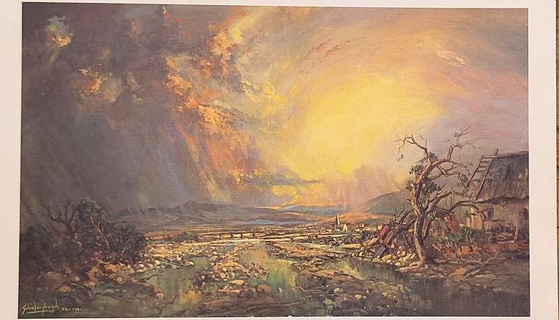 Unframed Reproduction Gabriel de Jongh 1981