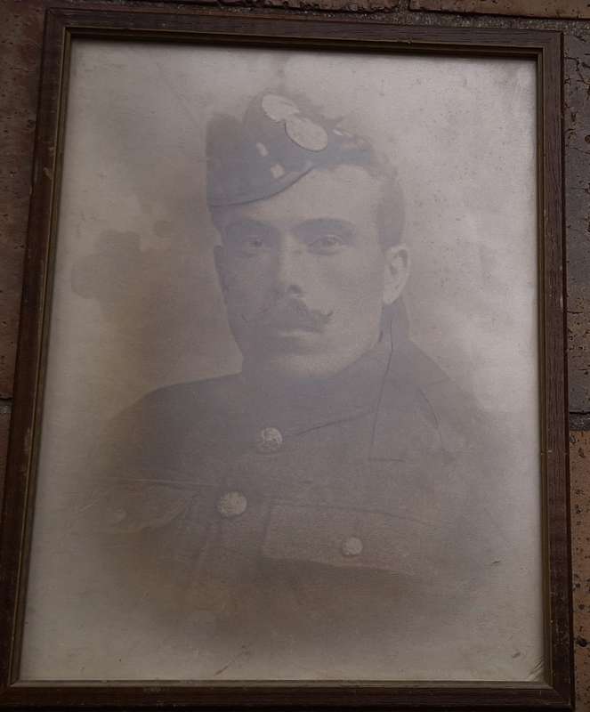 Framed Portrait Soldier