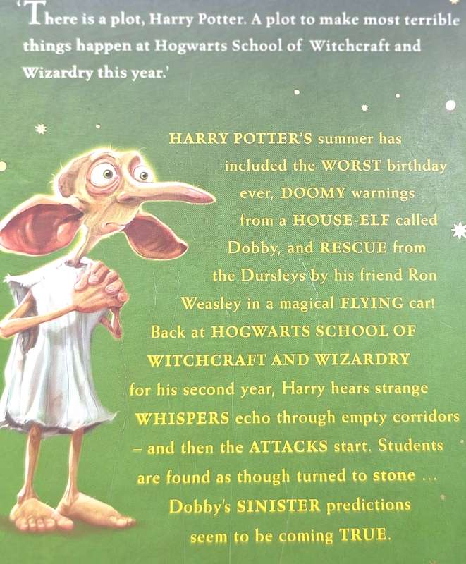 Harry Potter and the Chamber of Secrets by J K Rowling Paperback