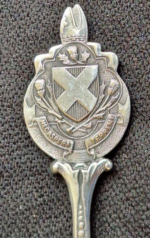 Vintage EPNS Commemorative teaspoon St Andrews College