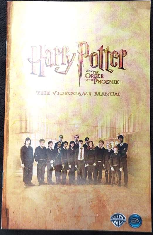 Harry Potter and the Order of the Phoenix EA Game Manual Only NOT Game