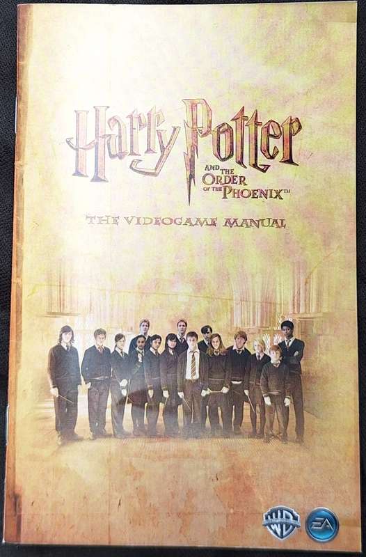 Harry Potter and the Order of the Phoenix EA Game Manual Only NOT Game