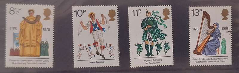 GB 1976 British Cultural Traditions Presentation Pack No. 82 Set of 4 Mint stamps
