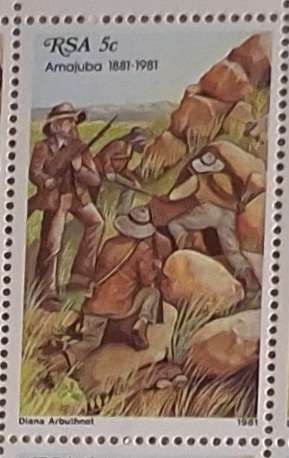RSA 1981 Amajuba Anniversary 5c Mint Block of 20 Stamps