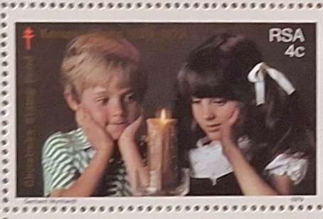 RSA 1979 Christmas Stamp Fund Mint Sheet of 25 Stamps
