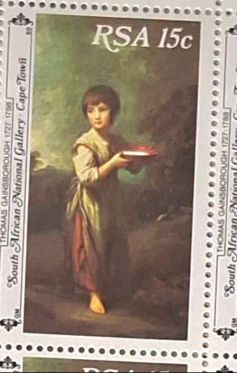 RSA 1980 National Art Gallery 15c  Mint Sheet of 25 stamps