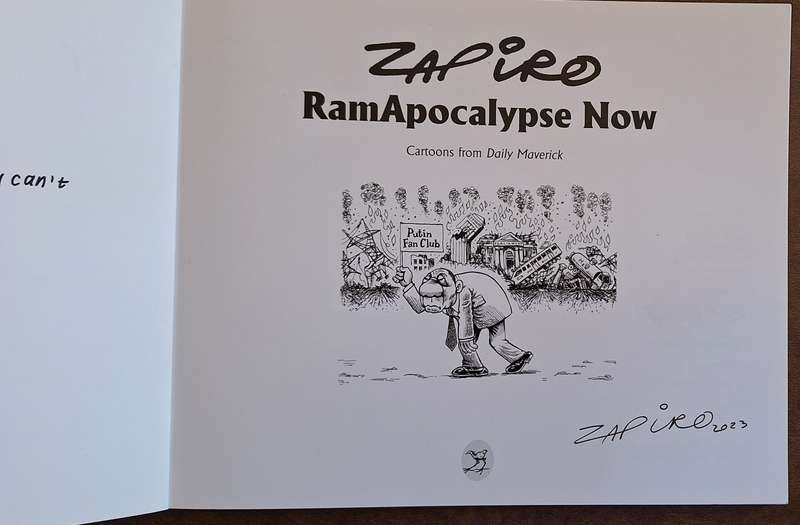 RamApocalypse Now by Zapiro Paperback  2023 Signed