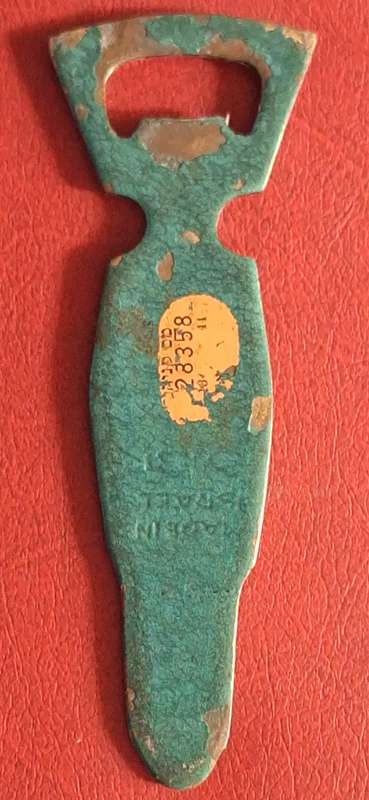 Metal Bottle Opener Made in Israel