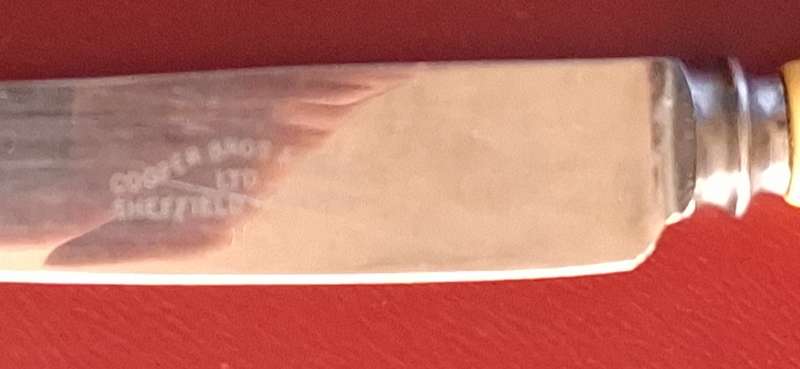 Vintage Table Knife Cooper Brothers & Sons Sheffield