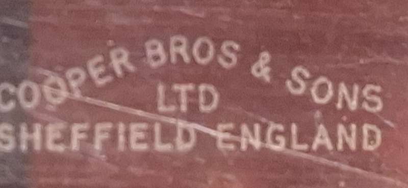 Vintage Table Knife Cooper Brothers & Sons Sheffield