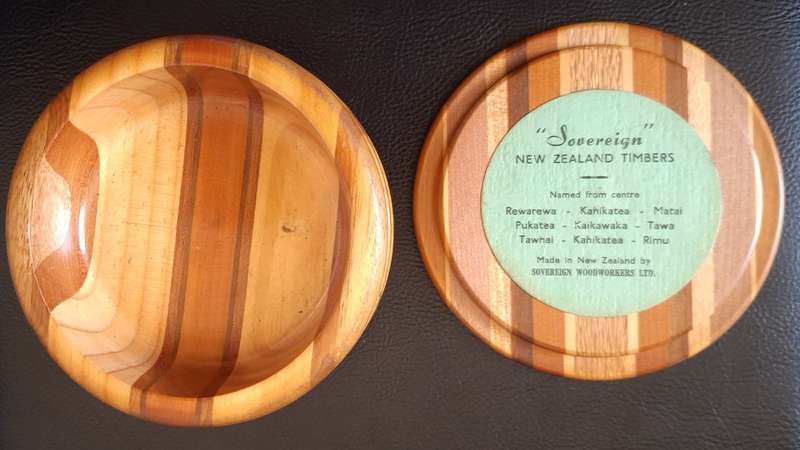 Wood Trinket Box Sovereign New Zealand Timbers