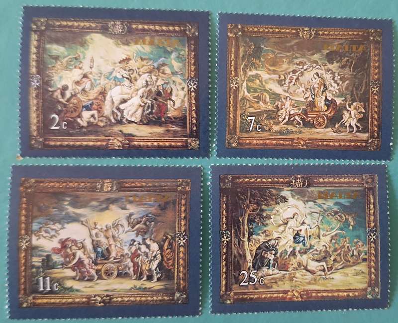 Malta 1979 Flemish wall carpets Set of 4 Mint stamps