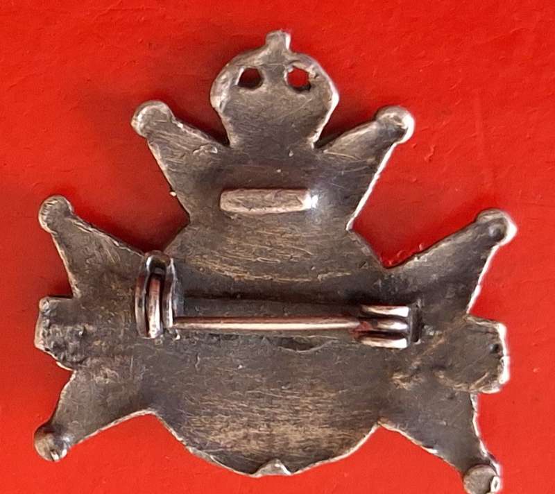 Sherwood Foresters Pin on Badge incomplete