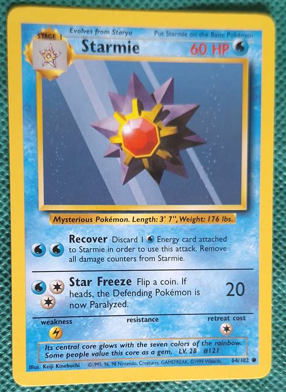 Pokemon Starmie 64/102