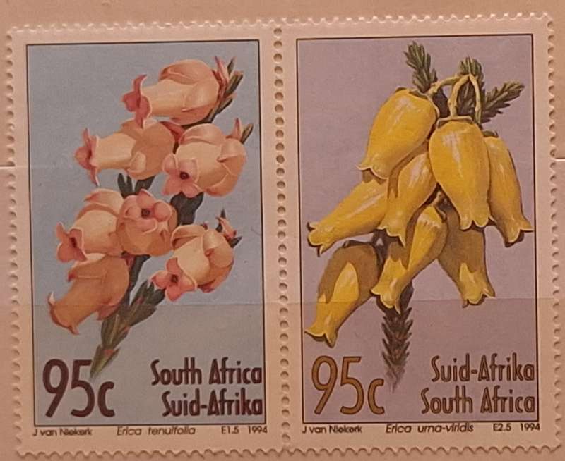 South Africa 1994 Heathers Pair of Mint stamps
