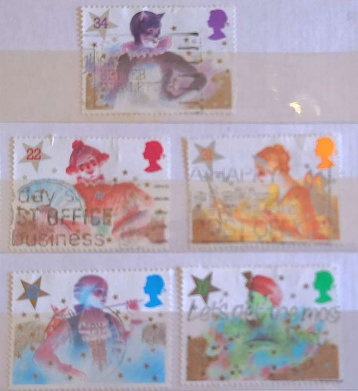 GB 1985 Christmas Pantomime Set of 5 Used stamps