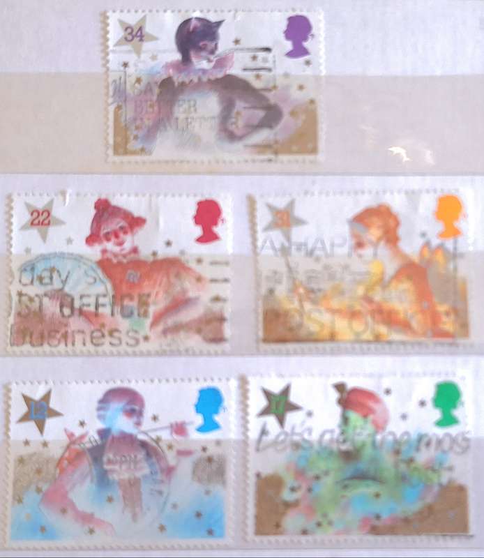 GB 1985 Christmas Pantomime Set of 5 Used stamps
